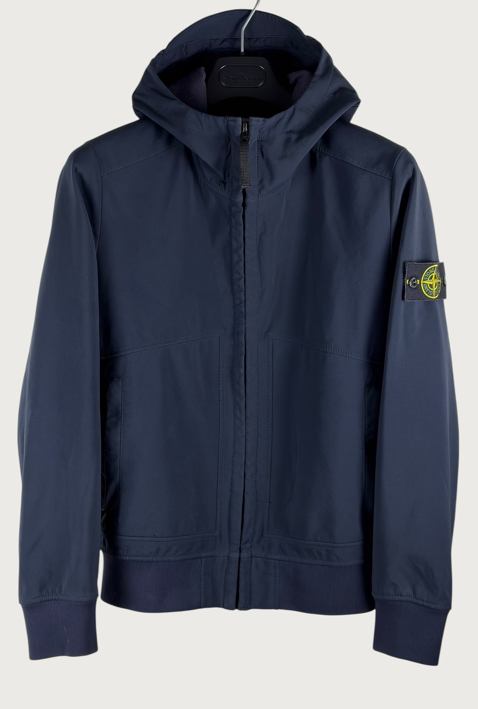 Soft Shell-R Hooded Jacket – Navy Blue