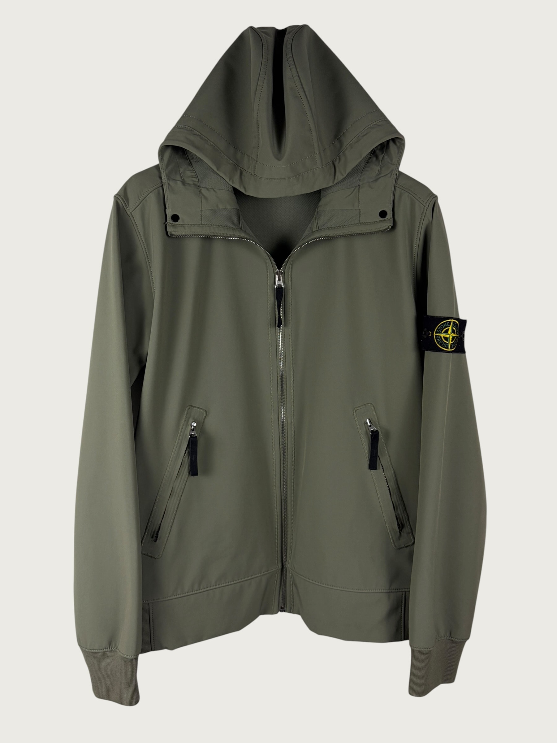 Light Soft Shell-R Hooded Jacket – Sage Green