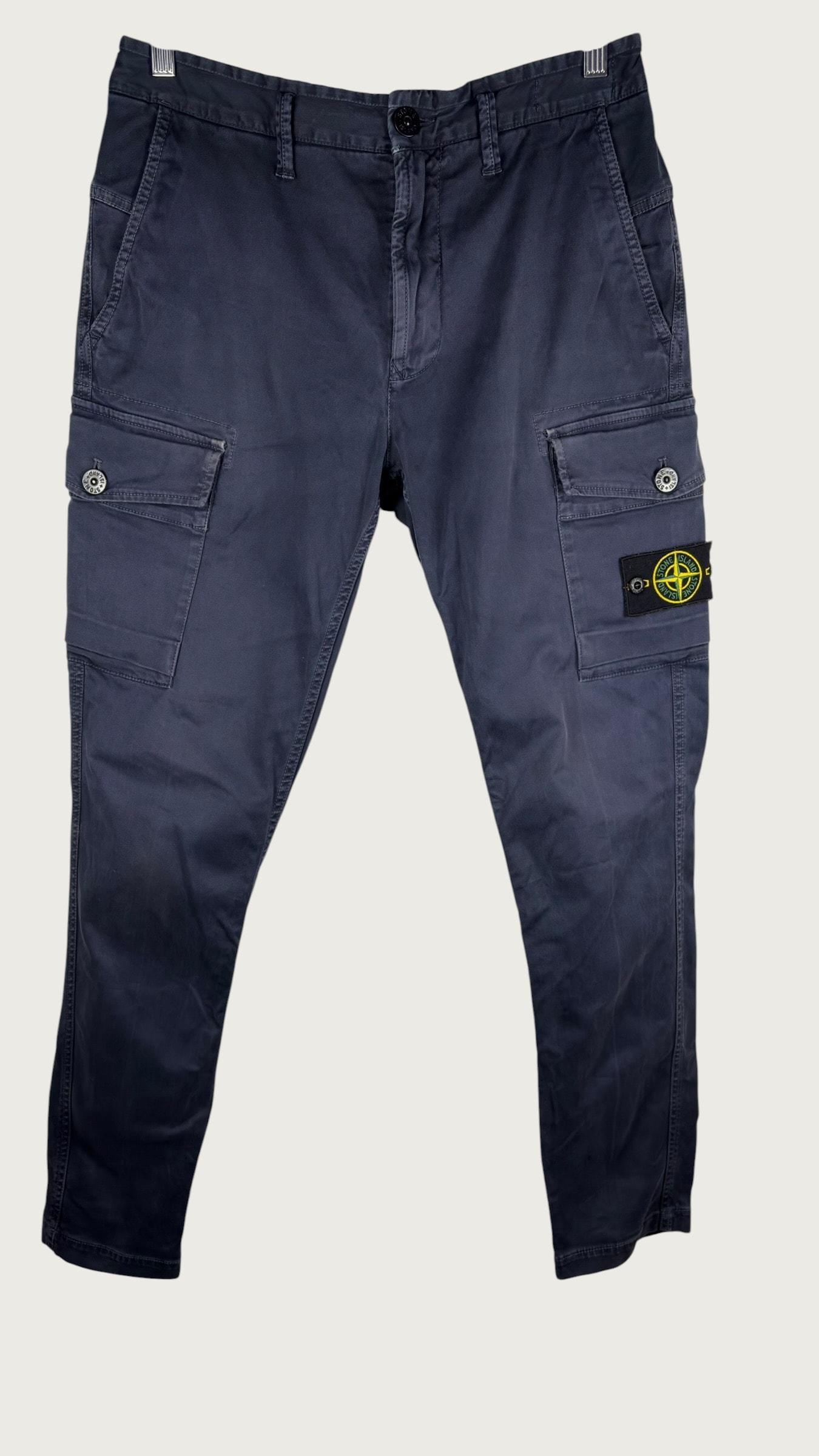 318L1 Old Effect Cargo Pants – Navy Blue