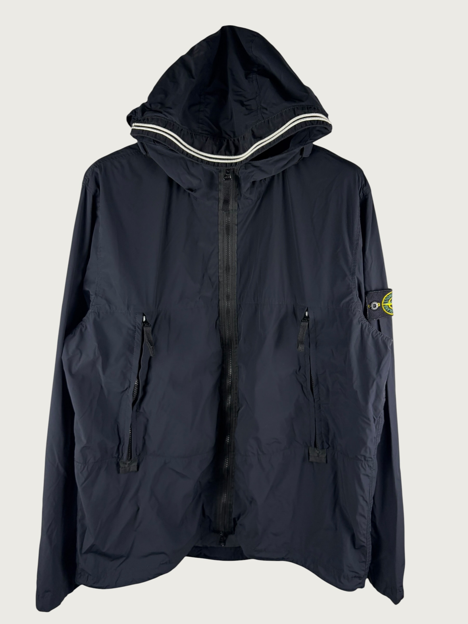 Skin Touch Nylon-TC Hooded Jacket – Black