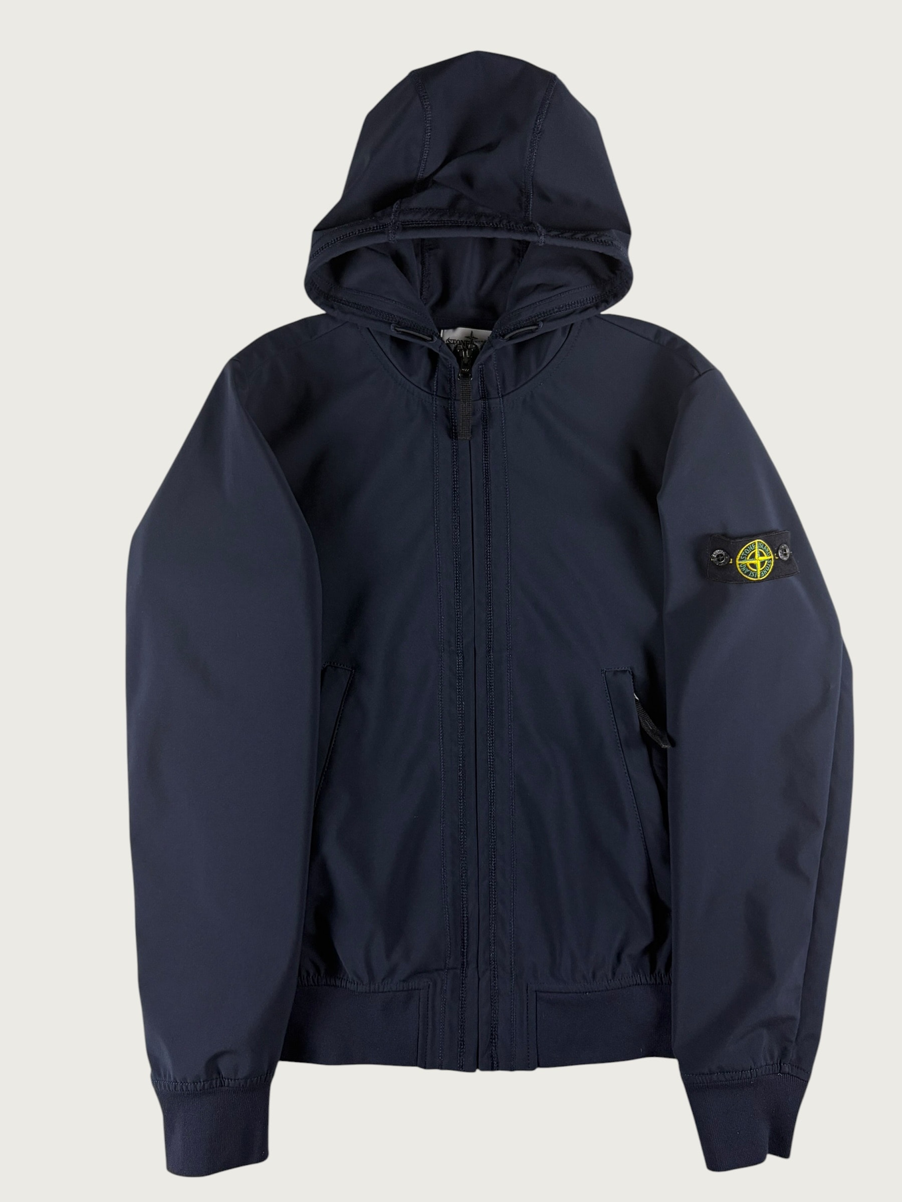 Junior Soft Shell Hooded Jacket – Black