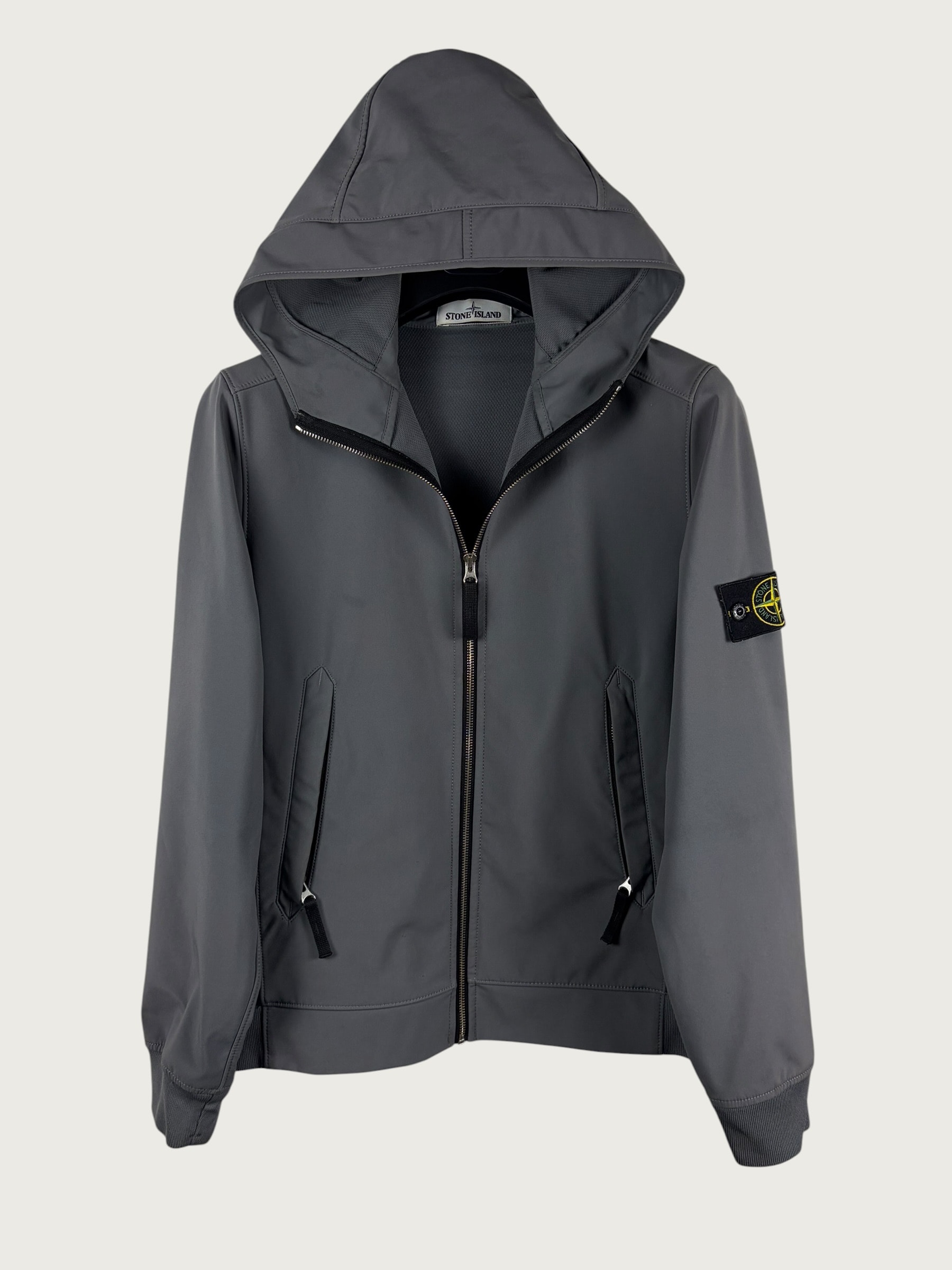 Light Soft Shell-R Hooded Jacket – Grey