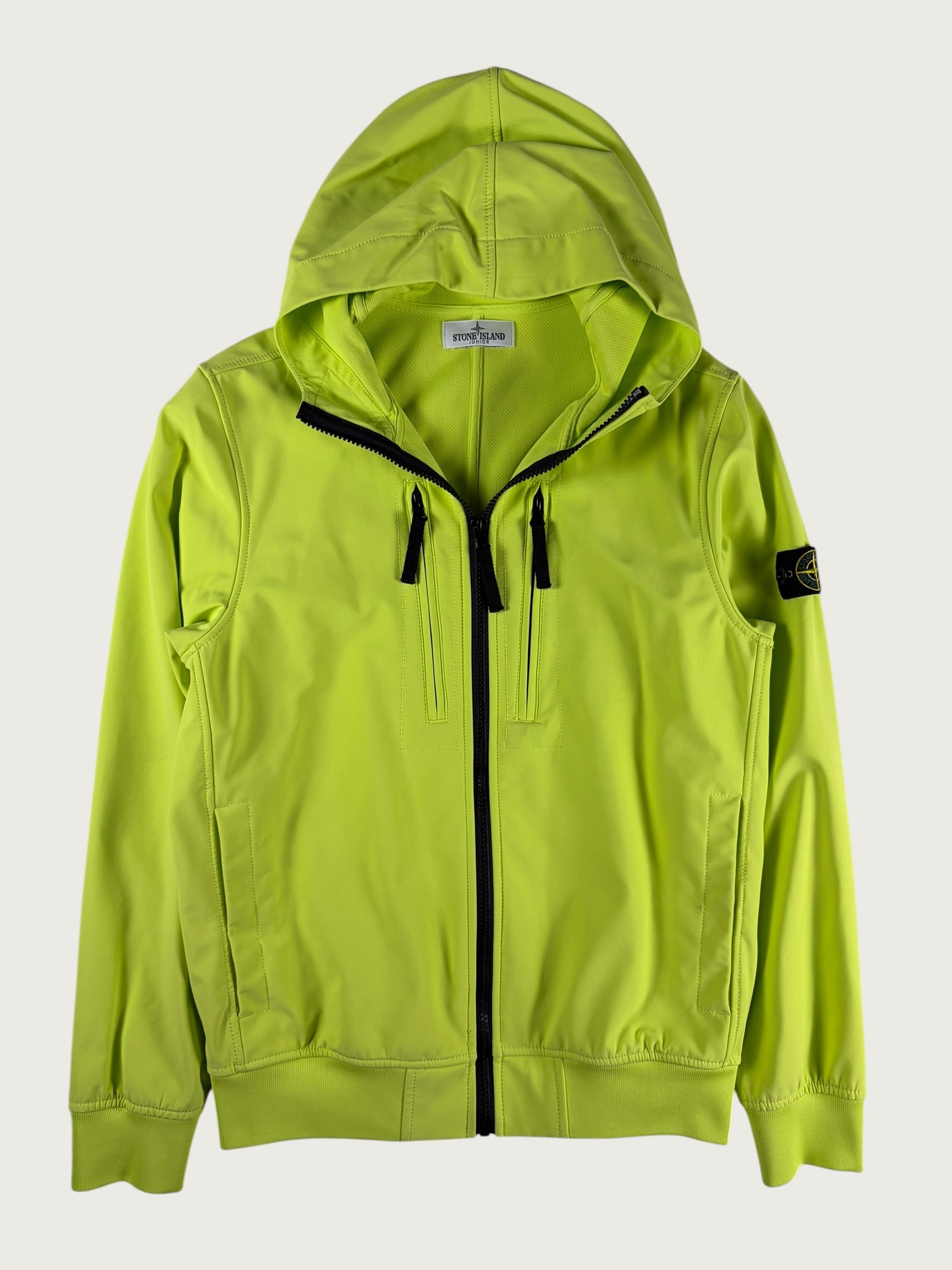 Giacca Junior Soft Shell con Cappuccio – Lemon