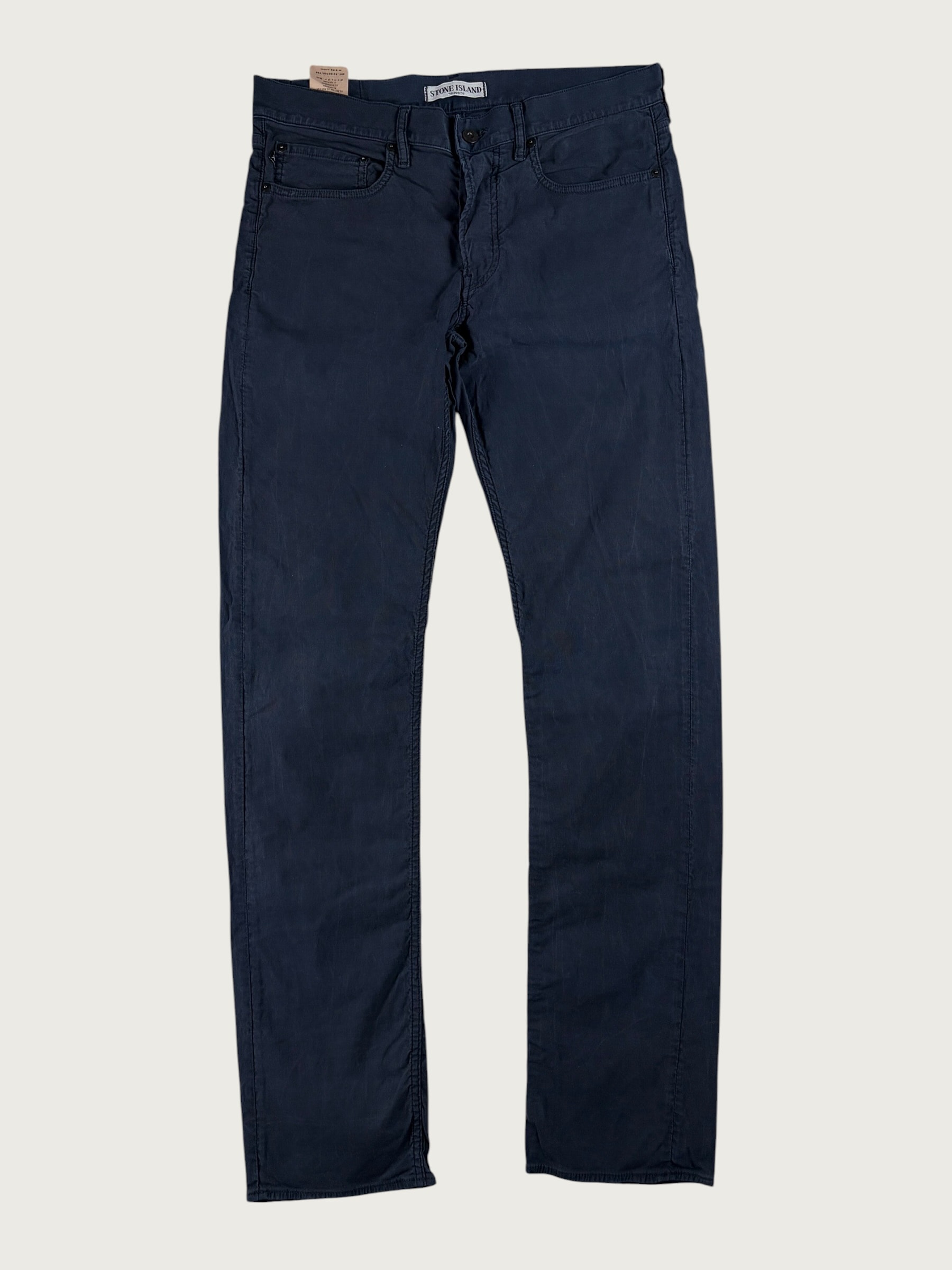 Stretch Cotton Trousers – Navy