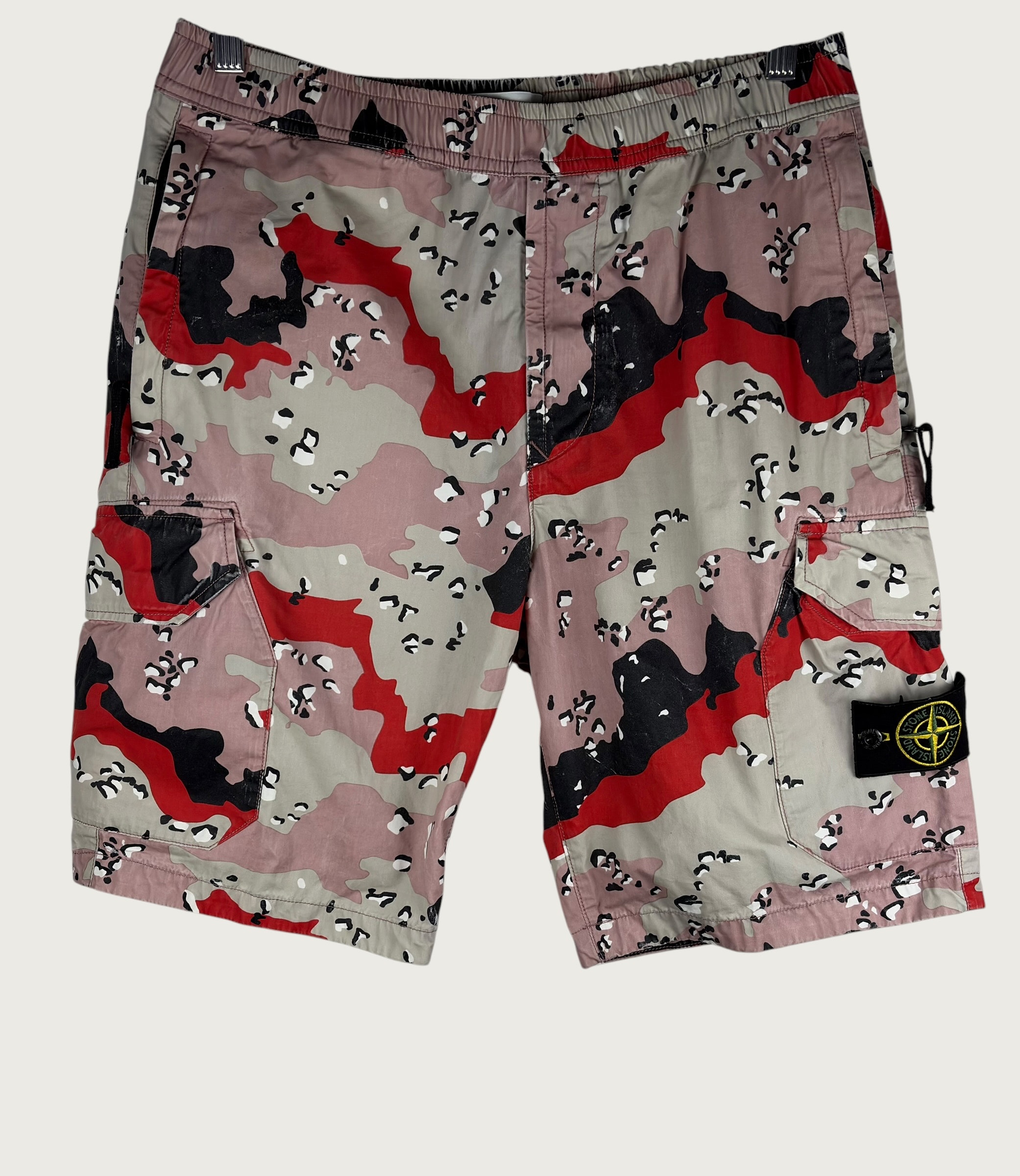 3C+PU Desert Camo Cargo Bermuda Shorts