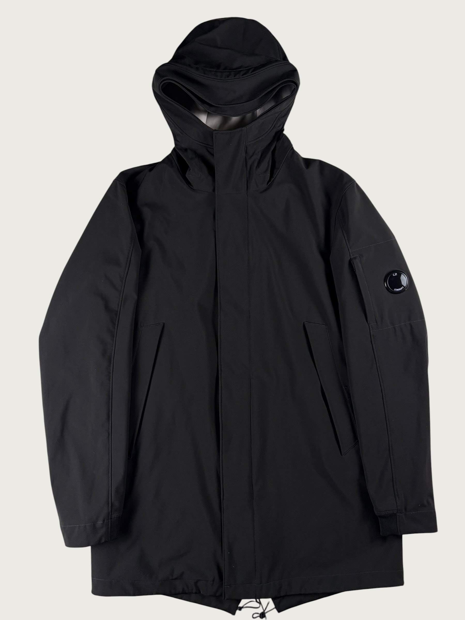 Soft Shell Goggle Fishtail Parka – Black
