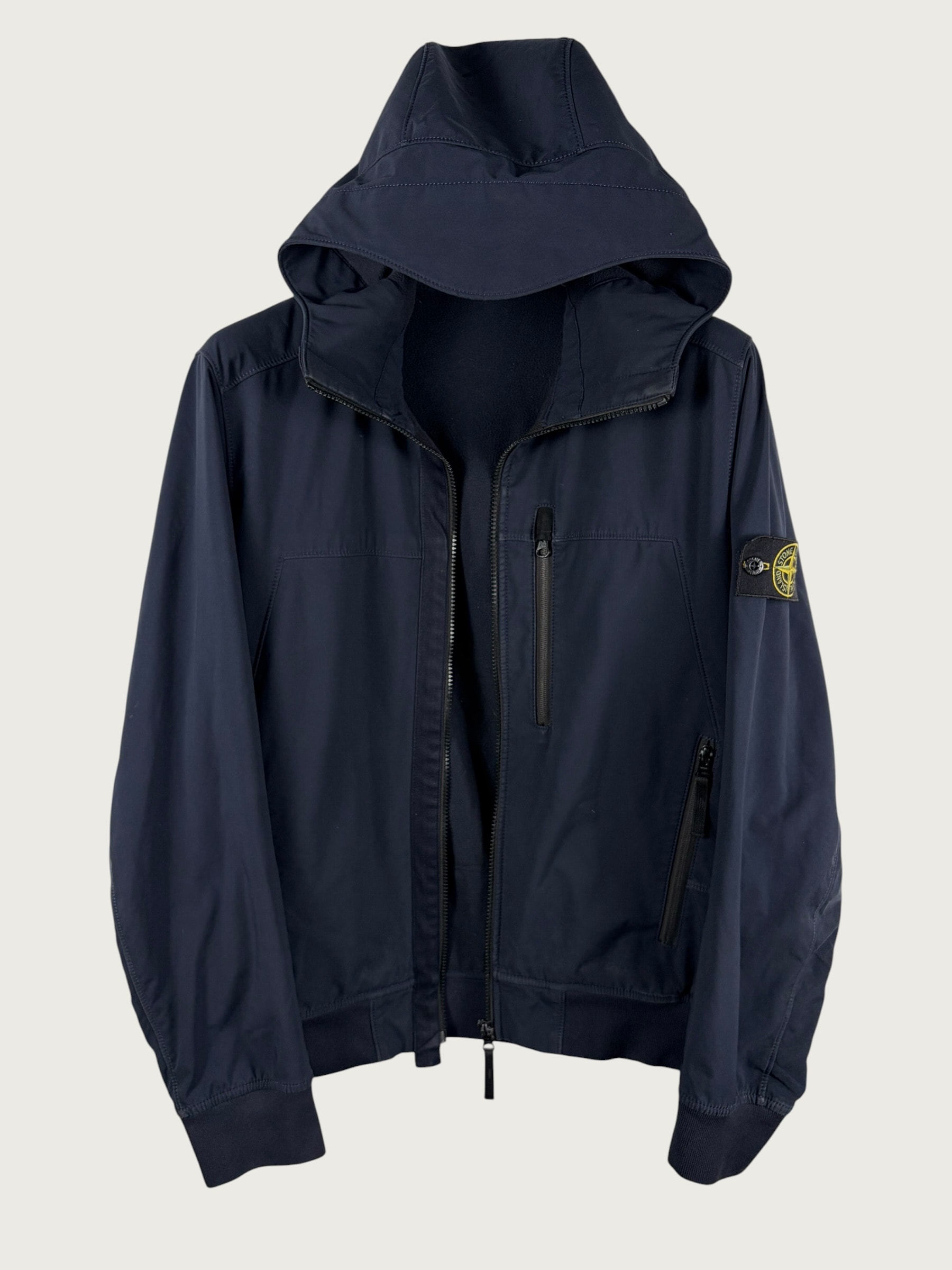 Hooded Soft Shell-R Jacket – Navy